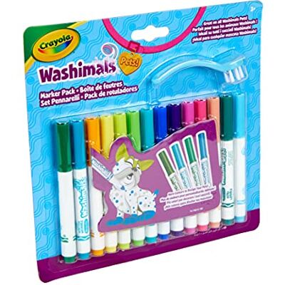 CRAYOLA Washimals 919753.012, Weiß, 14 Stück (1 Stück) CRAYOLA Washimals 919753.012, Weiß, 14 Stück (1 Stück)