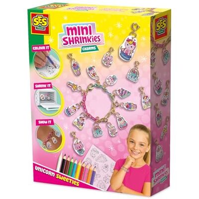 Creative Mini Shrinkies Schrumpffolie Unicorn Sweeties Armbänder Selber Machen Freundschaftsarmband Made in Holland für Mädchen Ab 5 Jahren Mit 10 Buntstifte und Anweisung 14172 Creative Mini Shrinkies Schrumpffolie Unicorn Sweeties Armbänder Selber Machen Freundschaftsarmband Made in Holland für Mädchen Ab 5 Jahren Mit 10 Buntstifte und Anweisung 14172