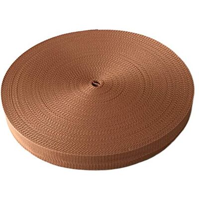 Schnoschi Gurtband Polypropylen 25 Meter lang – viele Verschiedene Breiten und Farben 10mm 15mm 20mm 25mm 30mm 40mm 50 mm (Rostbraun, 20 mm) Schnoschi Gurtband Polypropylen 25 Meter lang – viele Verschiedene Breiten und Farben 10mm 15mm 20mm 25mm 30mm 40mm 50 mm (Rostbraun, 20 mm)