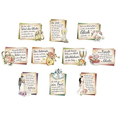 Ideen mit Herz 3-D Motive, ausgestanzt, ca. 7-10 cm, 10 Stück im Beutel Bilder zum Basteln & Dekorieren Grußkarten selber machen Bildmotive für Scrapbooking & DIY-Deko (Zur Hochzeit) Ideen mit Herz 3-D Motive, ausgestanzt, ca. 7-10 cm, 10 Stück im Beutel Bilder zum Basteln & Dekorieren Grußkarten selber machen Bildmotive für Scrapbooking & DIY-Deko (Zur Hochzeit)