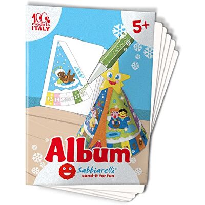 Sabbiarelli – Album 3D-Adventskalender Klebebögen für Sand Art Enthält 5 Karton-Klebebögen A5 zum Basteln von 1 Adventskalender 100% Made in Italy 8-12 Jahre FARBSAND NICHT ENTHALTEN Sabbiarelli – Album 3D-Adventskalender Klebebögen für Sand Art Enthält 5 Karton-Klebebögen A5 zum Basteln von 1 Adventskalender 100% Made in Italy 8-12 Jahre FARBSAND NICHT ENTHALTEN