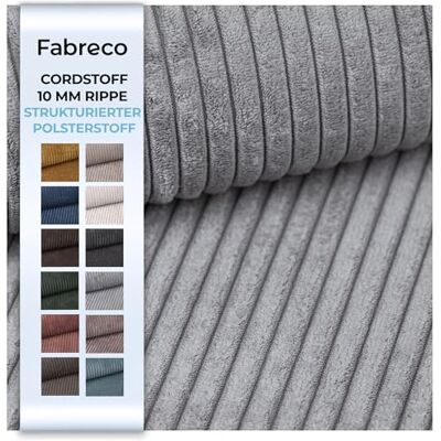 Generic Fabreco CORDSTOFF Polsterstoff Meterware Stoff Meterware (100cm x 142cm) 380 g/m2 POSTON Dekostoff Breitcord Polsterstoff Möbelstoff Möbelstoffe: Cord Stoff für Sofa & Stühle (Hellgrau) Generic Fabreco CORDSTOFF Polsterstoff Meterware Stoff Meterware (100cm x 142cm) 380 g/m2 POSTON Dekostoff Breitcord Polsterstoff Möbelstoff Möbelstoffe: Cord Stoff für Sofa & Stühle (Hellgrau)