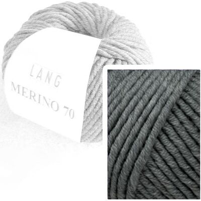 Lang Yarns Merino 70 0003 hellgrau Lang Yarns Merino 70 0003 hellgrau