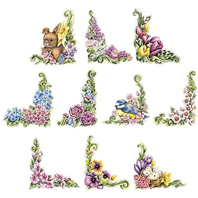 Ideen mit Herz 3-D Motive, ausgestanzt, ca. 7-10 cm, 10 Stück im Beutel Bilder zum Basteln & Dekorieren Grußkarten selber machen Bildmotive für DIY-Deko (Zauberhafte Frühlingsecken) Ideen mit Herz 3-D Motive, ausgestanzt, ca. 7-10 cm, 10 Stück im Beutel Bilder zum Basteln & Dekorieren Grußkarten selber machen Bildmotive für DIY-Deko (Zauberhafte Frühlingsecken)