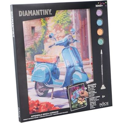 Diamantiny Quadro Retro Motorrad - Motorrad Diamantiny Quadro Retro Motorrad - Motorrad