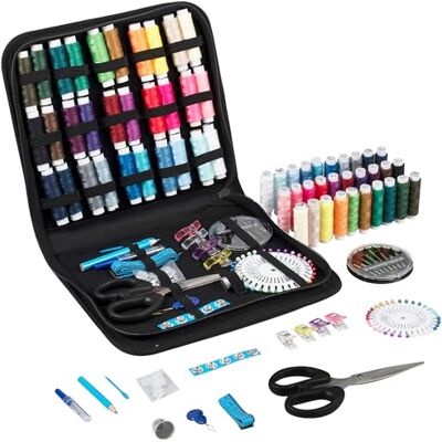 Trimits Premium Nähset Reiseetui Nähzubehör für Erwachsene, DIY, Zuhause, Notfall, Knopfreparatur & Kleidungsreparatur m/Faden Nadeln Schere Klebeband Knöpfe & Mehr 22,5 x 20 x 3,5cm Trimits Premium Nähset Reiseetui Nähzubehör für Erwachsene, DIY, Zuhause, Notfall, Knopfreparatur & Kleidungsreparatur m/Faden Nadeln Schere Klebeband Knöpfe & Mehr 22,5 x 20 x 3,5cm