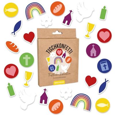 Papierdrachen 200 Bunt bedruckte Konfetti für besondere Anlässe festliches Tischkonfetti einzigartige Tischdekoration für die Taufe, Kommunion oder Konfirmation Regenbogen Set 2 Papierdrachen 200 Bunt bedruckte Konfetti für besondere Anlässe festliches Tischkonfetti einzigartige Tischdekoration für die Taufe, Kommunion oder Konfirmation Regenbogen Set 2