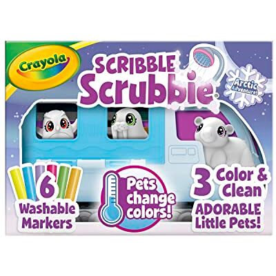 CRAYOLA Scribble Scrubbie Pets Arctic Snow Explorer, Color & Wash Kreatives Spielzeug, Geschenk für Kinder, Alter 3, 4, 5, 6 CRAYOLA Scribble Scrubbie Pets Arctic Snow Explorer, Color & Wash Kreatives Spielzeug, Geschenk für Kinder, Alter 3, 4, 5, 6