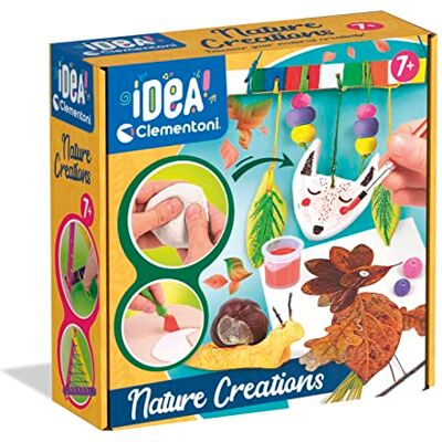 Clementoni IDEA Kreativ-Box Basteln mit Naturmaterialien Bastel-Set für Kinder ab 7 Jahren inkl. Salzteig, Temperafarben, Pinsel & mehr 18702 Clementoni IDEA Kreativ-Box Basteln mit Naturmaterialien Bastel-Set für Kinder ab 7 Jahren inkl. Salzteig, Temperafarben, Pinsel & mehr 18702