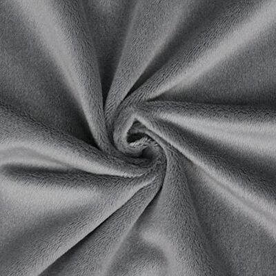 kullaloo Kuschelweicher Microfaser Plüschstoff in vielen Farben SuperSoft SHORTY 1,5 mm Flor dunkelgrau (aschgrau) Plüsch Meterware kullaloo Kuschelweicher Microfaser Plüschstoff in vielen Farben SuperSoft SHORTY 1,5 mm Flor dunkelgrau (aschgrau) Plüsch Meterware