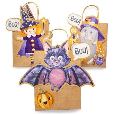 Papierdrachen 3 Laternen zum Selber Basteln Henkeltüten mit Transparentpapier und Stanzteilen Halloween für Mädchen und Jungen Ideal für Kindergartenkinder Set 01 Papierdrachen 3 Laternen zum Selber Basteln Henkeltüten mit Transparentpapier und Stanzteilen Halloween für Mädchen und Jungen Ideal für Kindergartenkinder Set 01