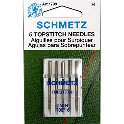 SCHMETZ Topstichnadel 100/16 in einer kardierten 5er-Packung SCHMETZ Topstichnadel 100/16 in einer kardierten 5er-Packung