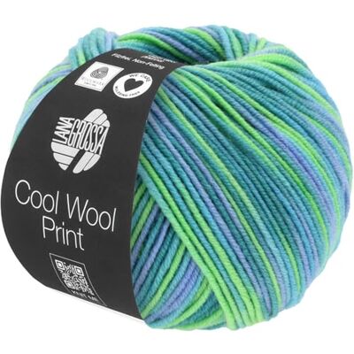 Lana Grossa Cool Wool Print Extrafeine Merinowolle waschmaschinenfest und filzfrei Handstrickgarn aus 100% Schurwolle (Merino extrafein) 50g Wolle zum Stricken & Häkeln 160m Garn FB 757 Lana Grossa Cool Wool Print Extrafeine Merinowolle waschmaschinenfest und filzfrei Handstrickgarn aus 100% Schurwolle (Merino extrafein) 50g Wolle zum Stricken & Häkeln 160m Garn FB 757