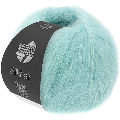 Lana Grossa Silkhair Feines Lace-Garn aus Superkid Mohair mit Seide Handstrickgarn aus 70% Mohair (Superkid) & 30% Seide 25g Wolle zum Stricken & Häkeln 210m Garn FB 82 Lana Grossa Silkhair Feines Lace-Garn aus Superkid Mohair mit Seide Handstrickgarn aus 70% Mohair (Superkid) & 30% Seide 25g Wolle zum Stricken & Häkeln 210m Garn FB 82