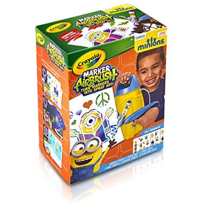 CRAYOLA 04-8737.0030 Ich Einfach Unverbesserlich/Minions Airbrush, 41-teiliges Set CRAYOLA 04-8737.0030 Ich Einfach Unverbesserlich/Minions Airbrush, 41-teiliges Set