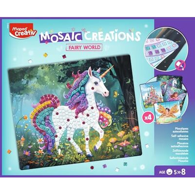 Maped CREATIV MOSAICS CREATIONS Mosaik Bastelset Kinder – Dino – Kreativset mit selbstklebenden Mosaiken, Basteln mit Zahlen & Farben, ab 5 Jahren Maped CREATIV MOSAICS CREATIONS Mosaik Bastelset Kinder – Dino – Kreativset mit selbstklebenden Mosaiken, Basteln mit Zahlen & Farben, ab 5 Jahren