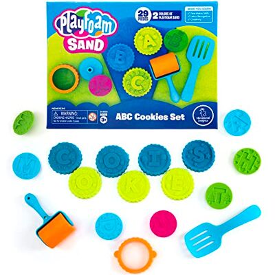Educational Insights Learning Resources Playfoam Sand ABC-Plätzchenset – 26 Buchstaben, 2 Farben & Werkzeug, Formen Gestalten, Spielzeug für Kinder 3+ Educational Insights Learning Resources Playfoam Sand ABC-Plätzchenset – 26 Buchstaben, 2 Farben & Werkzeug, Formen Gestalten, Spielzeug für Kinder 3+