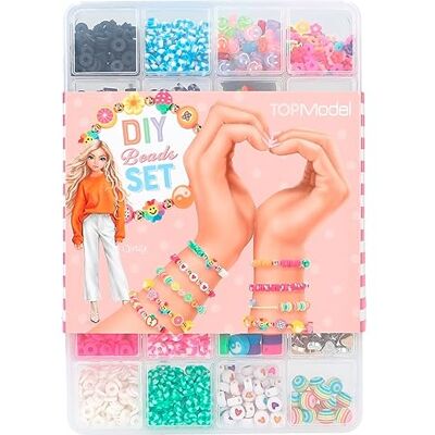 Depesche 12085 TOPModel Perlen Set DIY, 20 verschiedene Perlen Arten, zum kreativen Gestalten von Armbändern und Ketten Depesche 12085 TOPModel Perlen Set DIY, 20 verschiedene Perlen Arten, zum kreativen Gestalten von Armbändern und Ketten