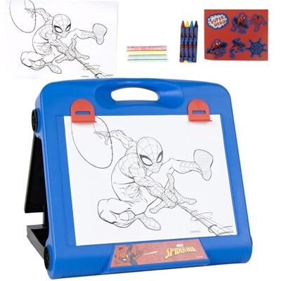 CERDÁ LIFE'S LITTLE MOMENTS Magnetisches Spider-Man-Whiteboard für Kinder mit Bleistift und Stempeln – Spiderman-Whiteboard, tragbares, löschbares Zeichenbrett für Kinder mit originalem Marvel-Design CERDÁ LIFE'S LITTLE MOMENTS Magnetisches Spider-Man-Whiteboard für Kinder mit Bleistift und Stempeln – Spiderman-Whiteboard, tragbares, löschbares Zeichenbrett für Kinder mit originalem Marvel-Design