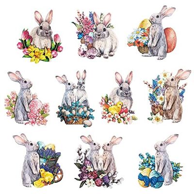 Ideen mit Herz 3-D Motive, ausgestanzt, ca. 7-10 cm, 10 Stück im Beutel Bilder zum Basteln & Dekorieren Grußkarten selber machen Bildmotive für Scrapbooking & DIY-Deko (Niedliche Hasen 02) Ideen mit Herz 3-D Motive, ausgestanzt, ca. 7-10 cm, 10 Stück im Beutel Bilder zum Basteln & Dekorieren Grußkarten selber machen Bildmotive für Scrapbooking & DIY-Deko (Niedliche Hasen 02)