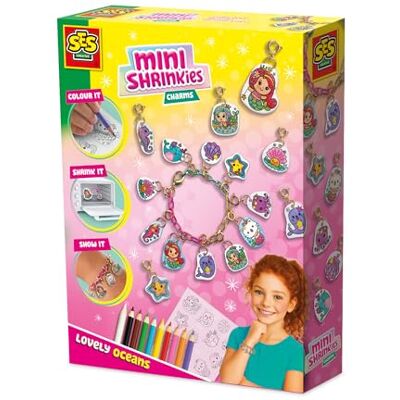 Creative Mini Shrinkies Schrumpffolie Lovely Ocean Armbänder Selber Machen Freundschaftsarmband Made in Holland für Mädchen Ab 5 Jahren Mit 10 Buntstifte und Anweisung 14171 Creative Mini Shrinkies Schrumpffolie Lovely Ocean Armbänder Selber Machen Freundschaftsarmband Made in Holland für Mädchen Ab 5 Jahren Mit 10 Buntstifte und Anweisung 14171