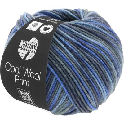 Lana Grossa Cool Wool Print Extrafeine Merinowolle waschmaschinenfest und filzfrei Handstrickgarn aus 100% Schurwolle (Merino extrafein) 50g Wolle zum Stricken & Häkeln 160m Garn FB 716 Lana Grossa Cool Wool Print Extrafeine Merinowolle waschmaschinenfest und filzfrei Handstrickgarn aus 100% Schurwolle (Merino extrafein) 50g Wolle zum Stricken & Häkeln 160m Garn FB 716