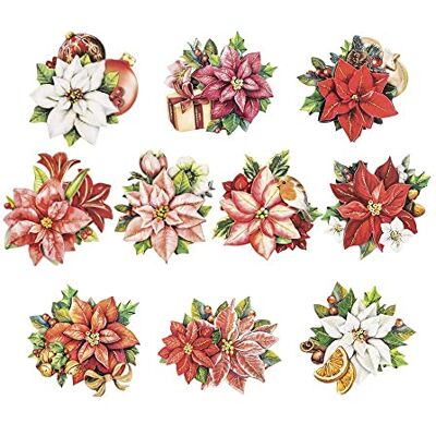 Ideen mit Herz 3-D Motive, ausgestanzt, ca. 7-10 cm, 10 Stück im Beutel Bilder zum Basteln & Dekorieren Grußkarten selber machen Bildmotive für Scrapbooking (Festliche Weihnachtssterne) Ideen mit Herz 3-D Motive, ausgestanzt, ca. 7-10 cm, 10 Stück im Beutel Bilder zum Basteln & Dekorieren Grußkarten selber machen Bildmotive für Scrapbooking (Festliche Weihnachtssterne)