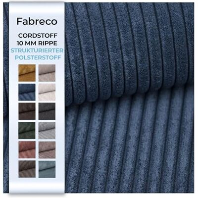 Generic Fabreco CORDSTOFF Polsterstoff Meterware Stoff Meterware (500cm x 142cm) 380 g/m2 POSTON Dekostoff Breitcord Polsterstoff Möbelstoff Möbelstoffe: Cord Stoff für Sofa & Stühle (Blau) Generic Fabreco CORDSTOFF Polsterstoff Meterware Stoff Meterware (500cm x 142cm) 380 g/m2 POSTON Dekostoff Breitcord Polsterstoff Möbelstoff Möbelstoffe: Cord Stoff für Sofa & Stühle (Blau)
