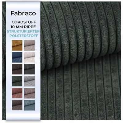 Generic Fabreco CORDSTOFF Polsterstoff Meterware Stoff Meterware (500cm x 142cm) 380 g/m2 POSTON Dekostoff Breitcord Polsterstoff Möbelstoff Möbelstoffe: Cord Stoff für Sofa & Stühle (Grün) Generic Fabreco CORDSTOFF Polsterstoff Meterware Stoff Meterware (500cm x 142cm) 380 g/m2 POSTON Dekostoff Breitcord Polsterstoff Möbelstoff Möbelstoffe: Cord Stoff für Sofa & Stühle (Grün)