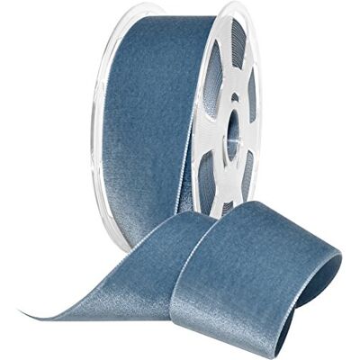 Morex Samtband Nylvalour, 5,1 cm x 11 m, Williamsburg Bl Morex Samtband Nylvalour, 5,1 cm x 11 m, Williamsburg Bl