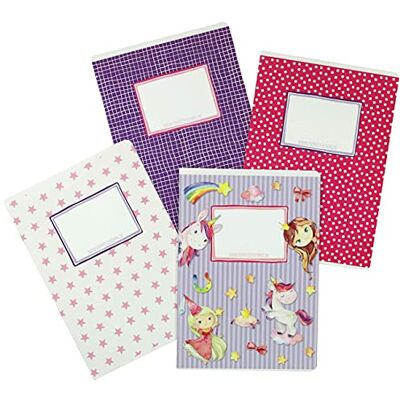 Papierdrachen 4 hochwertige Schulhefte für Kinder DIN A5 liniert und kariert 32 Seiten Motiv Einhorn zur Einschulung für Grundschüler Set Nummer 2-16 Blatt Papierdrachen 4 hochwertige Schulhefte für Kinder DIN A5 liniert und kariert 32 Seiten Motiv Einhorn zur Einschulung für Grundschüler Set Nummer 2-16 Blatt