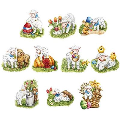 Ideen mit Herz 3-D Motive, ausgestanzt, ca. 7-10 cm, 10 Stück im Beutel Bilder zum Basteln & Dekorieren Grußkarten selber machen Bildmotive für Scrapbooking & DIY-Deko (Osterlämmchen) Ideen mit Herz 3-D Motive, ausgestanzt, ca. 7-10 cm, 10 Stück im Beutel Bilder zum Basteln & Dekorieren Grußkarten selber machen Bildmotive für Scrapbooking & DIY-Deko (Osterlämmchen)
