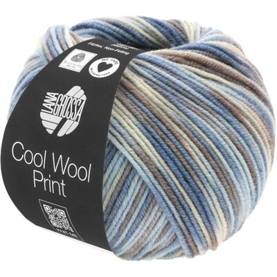 Lana Grossa Cool Wool Print Extrafeine Merinowolle waschmaschinenfest und filzfrei Handstrickgarn aus 100% Schurwolle (Merino extrafein) 50g Wolle zum Stricken & Häkeln 160m Garn FB 763 Lana Grossa Cool Wool Print Extrafeine Merinowolle waschmaschinenfest und filzfrei Handstrickgarn aus 100% Schurwolle (Merino extrafein) 50g Wolle zum Stricken & Häkeln 160m Garn FB 763