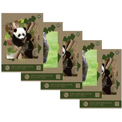 Staufen Lumart Zeichenblock 5 Stück à 20 Blatt DIN A4, 120 g/m² Staufen Lumart Zeichenblock 5 Stück à 20 Blatt DIN A4, 120 g/m²
