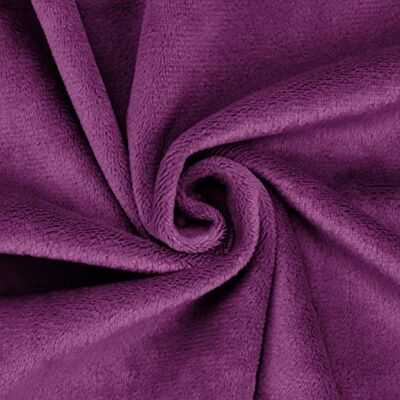 kullaloo Kuschelweicher Microfaser Plüschstoff in vielen Farben SuperSoft SHORTY 1,5 mm Flor pflaume Plüsch Meterware kullaloo Kuschelweicher Microfaser Plüschstoff in vielen Farben SuperSoft SHORTY 1,5 mm Flor pflaume Plüsch Meterware