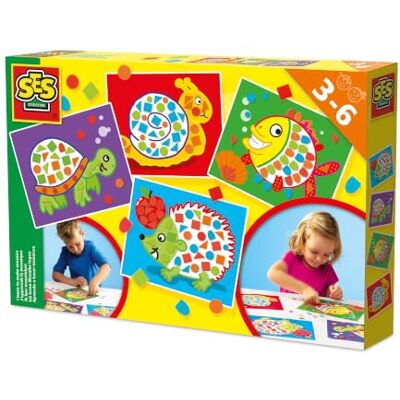 SES 89-14827 Creative lerne Mosaike Legen Lernspielzeug, Mehrfarbig SES 89-14827 Creative lerne Mosaike Legen Lernspielzeug, Mehrfarbig