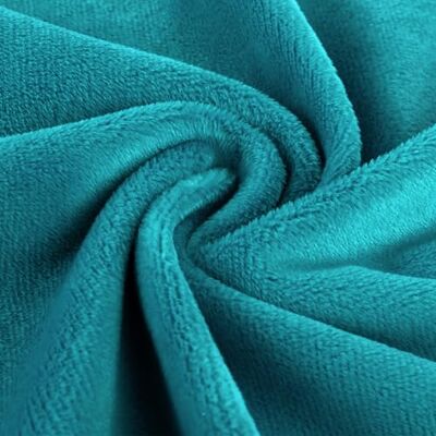 kullaloo Kuschelweicher Microfaser Plüschstoff in vielen Farben SuperSoft SHORTY 1,5 mm Flor crystal teal Plüsch Meterware kullaloo Kuschelweicher Microfaser Plüschstoff in vielen Farben SuperSoft SHORTY 1,5 mm Flor crystal teal Plüsch Meterware