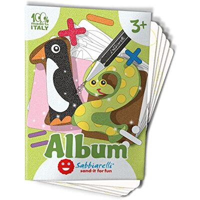 Sabbiarelli – Album Die Spaßzahlen Klebebögen für Sand Art Enthält 10 Klebemotive A6 100% Made in Italy Kreativer Bastelspaß Kinder 3-6 Jahre FARBSAND NICHT ENTHALTEN Sabbiarelli – Album Die Spaßzahlen Klebebögen für Sand Art Enthält 10 Klebemotive A6 100% Made in Italy Kreativer Bastelspaß Kinder 3-6 Jahre FARBSAND NICHT ENTHALTEN