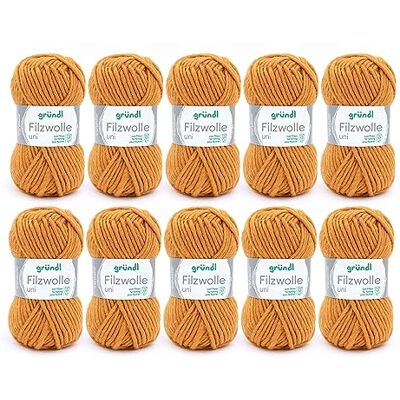 Gründl Filzwolle - Bunte Wolle für Filzarbeiten & DIY - 500g Gründl Filzwolle - Bunte Wolle für Filzarbeiten & DIY - 500g