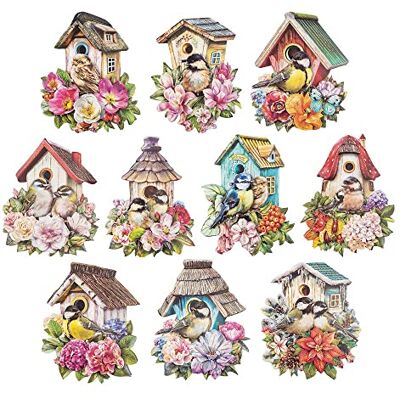 Ideen mit Herz 3-D Motive, ausgestanzt, ca. 7-10 cm, 10 Stück im Beutel Bilder zum Basteln & Dekorieren Grußkarten selber machen Bildmotive für Scrapbooking & DIY-Deko (Vogelhäuschen) Ideen mit Herz 3-D Motive, ausgestanzt, ca. 7-10 cm, 10 Stück im Beutel Bilder zum Basteln & Dekorieren Grußkarten selber machen Bildmotive für Scrapbooking & DIY-Deko (Vogelhäuschen)