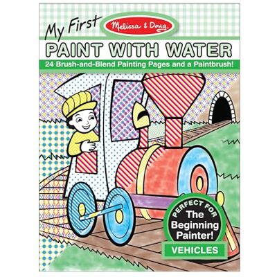 Melissa & Doug My First Paint with Water Vehicles by Melissa & Doug My First Paint with Water Vehicles by