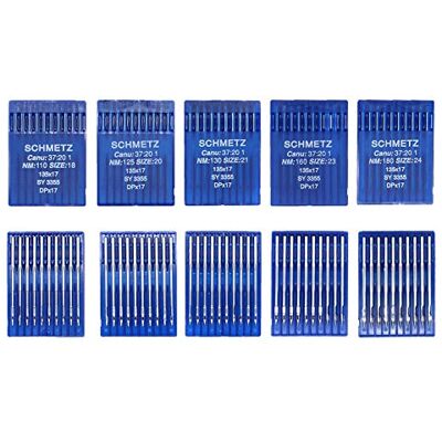 SCHMETZ 50 Stück Größe 18 20 21 23 24 135x17 DPx17 Gehfuß Nähmaschinennadel SCHMETZ 50 Stück Größe 18 20 21 23 24 135x17 DPx17 Gehfuß Nähmaschinennadel