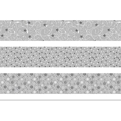 Heyda Faltpapierstreifen für Fröbelsterne, silber 204875536 Heyda Faltpapierstreifen für Fröbelsterne, silber 204875536