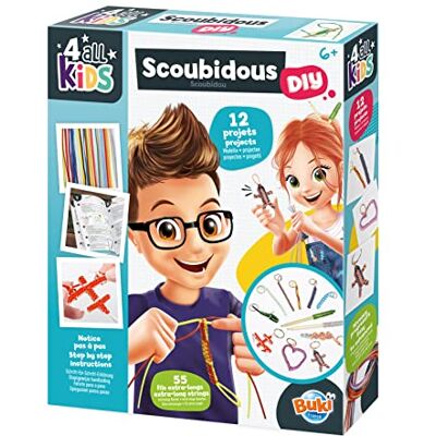 BUKI France FK002 Scoubidous, Durchsichtig, Medium BUKI France FK002 Scoubidous, Durchsichtig, Medium