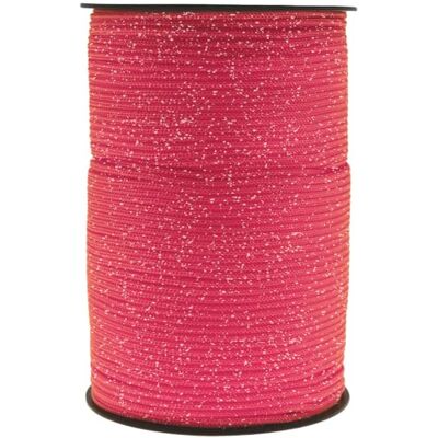 Stafil Thai Cord Glitter, Kordelgarn Ø 3 mm für Häkeltaschen, 1 Rolle à 400 g/200 m, Farbe Rosa/Silber Stafil Thai Cord Glitter, Kordelgarn Ø 3 mm für Häkeltaschen, 1 Rolle à 400 g/200 m, Farbe Rosa/Silber