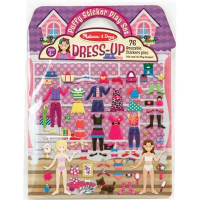 Melissa & Doug Puffy Sticker Play Set Dress-Up: Activity Books Coloring/Painting/Stickers Melissa & Doug Puffy Sticker Play Set Dress-Up: Activity Books Coloring/Painting/Stickers