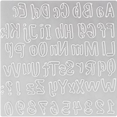 Sizzix 664491 THINLITS Alpha Cutting Dies, Papier, Bold Brush Alphabet, Einheitsgröße Sizzix 664491 THINLITS Alpha Cutting Dies, Papier, Bold Brush Alphabet, Einheitsgröße