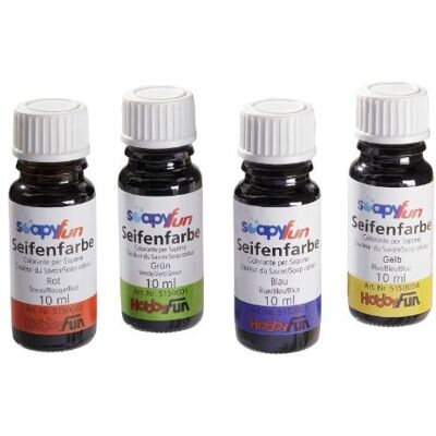 Hobbyfun Soapyfun Seifenfarbe * Gelb , 10ml * Duftöl Hobbyfun Soapyfun Seifenfarbe * Gelb , 10ml * Duftöl