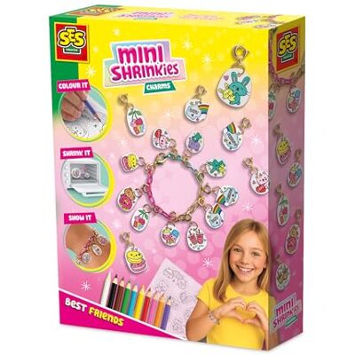 Creative Mini Shrinkies Schrumpffolie Best Friends Armbänder Selber Machen Freundschaftsarmband Made in Holland für Mädchen Ab 5 Jahren Mit 10 Buntstifte und Anweisung 14174 Creative Mini Shrinkies Schrumpffolie Best Friends Armbänder Selber Machen Freundschaftsarmband Made in Holland für Mädchen Ab 5 Jahren Mit 10 Buntstifte und Anweisung 14174