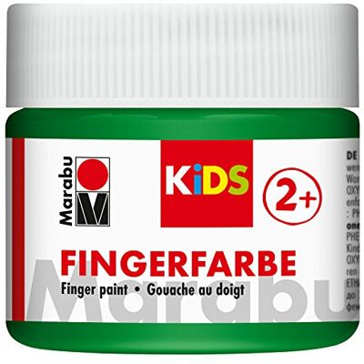 Marabu 03030050267 Kids Fingerfarbe grün 100 ml, Fingermalfarbe auf Wasserbasis, parabenfrei, vegan, laktosefrei, glutenfrei, geeignet zum Malen in Kindergarten, Schule, Therapie und zu Hause Marabu 03030050267 Kids Fingerfarbe grün 100 ml, Fingermalfarbe auf Wasserbasis, parabenfrei, vegan, laktosefrei, glutenfrei, geeignet zum Malen in Kindergarten, Schule, Therapie und zu Hause